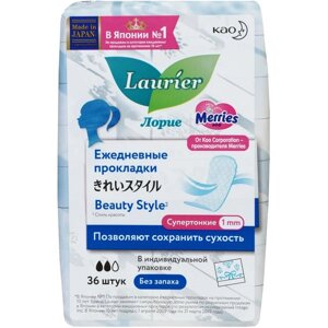 Прокладки на каждый день без запаха Beauty style Laurier/Лориэ 36шт