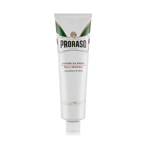 PRORASO Крем для бритья для чувствительной кожи с зеленым чаем и овсом 150