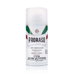 PRORASO Пена для бритья для чувствительной кожи с зеленым чаем и овсом 300