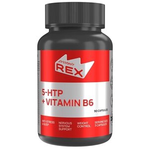 PROTEIN REX 5-гидрокситриптофан + витамин B6 "5-HTP + Vitamin B6"