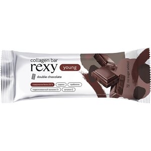 PROTEIN REX Батончик с высоким содержанием белка со вкусом «Двойной шоколад»