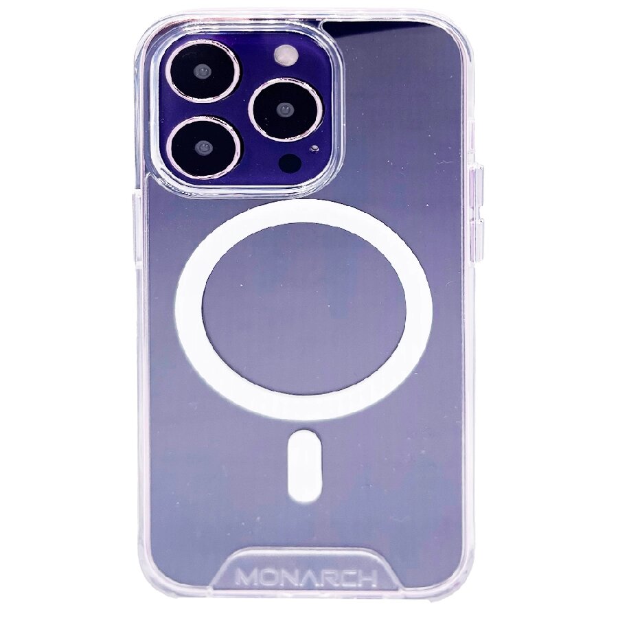Противоударная накладка MONARCH MagSafe для iPhone 14 Pro прозрачная от компании Admi - фото 1