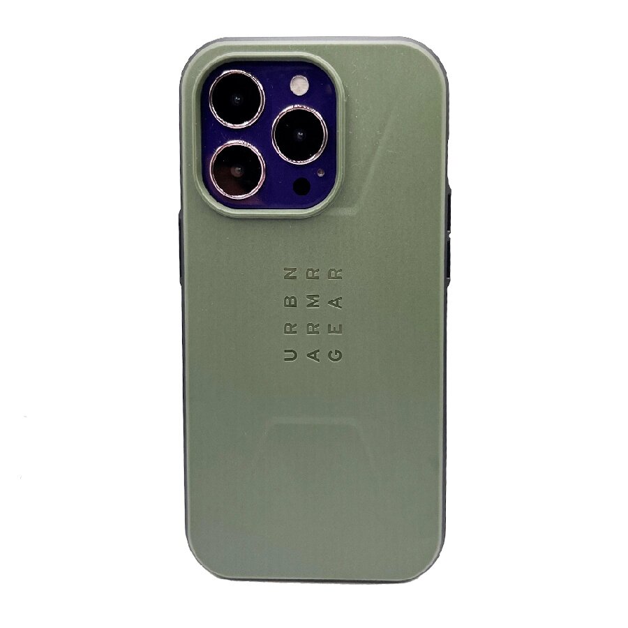 Противоударная пластиковая накладка UAG Civilian MagSafe для iPhone 14 Pro зеленый от компании Admi - фото 1