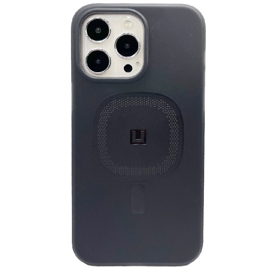 Противоударная пластиковая накладка UAG Lucent MagSafe для iPhone 14 Pro черный от компании Admi - фото 1