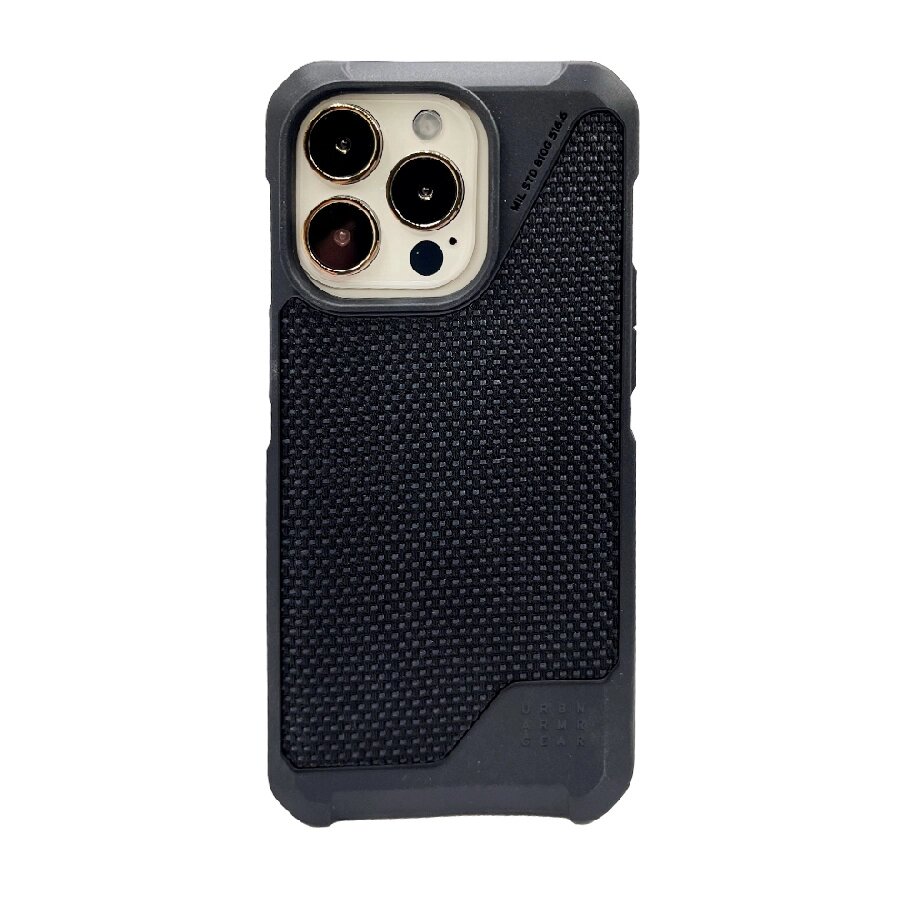 Противоударная пластиковая накладка UAG Metropolis MagSafe для iPhone 14 Pro черная от компании Admi - фото 1