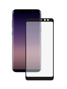 Противоударное стекло для Samsung Galaxy A8 Innovation 2D Black 12123