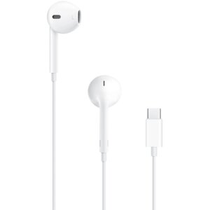 Проводная гарнитура Apple EarPods с разъёмом Type-C, белая (MTJY3)