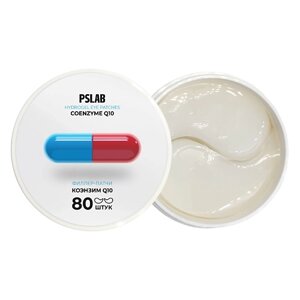 PS. LAB Филлер-патчи с коэнзимом Q для устранения морщин и сухости Hydrogel Eye Patches Glow Up Strawberry Coenzyme Q10