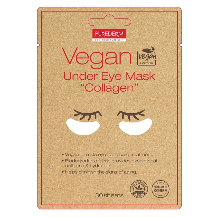PUREDERM Патчи для области вокруг глаз с растительным коллагеном Eye Area Patches With Vegetable Collagen от компании Admi - фото 1