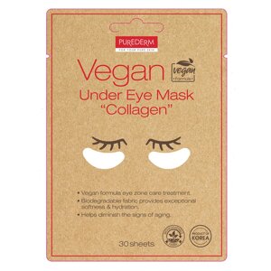 PUREDERM Патчи для области вокруг глаз с растительным коллагеном Eye Area Patches With Vegetable Collagen