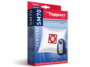 Пылесборники синтетические Topperr SM 70 4шт + 1 фильтр