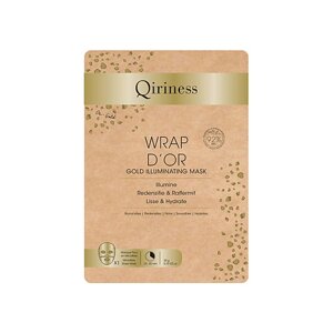 Qiriness маска для лица с частицами золота, придающая сияние ritual SPA-AT-HOME exfoliators AND MASKS