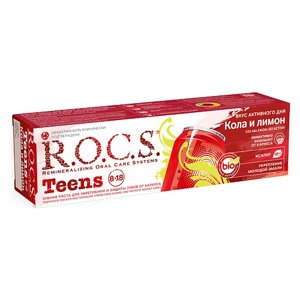 R. O. C. S. Зубная паста для школьников Кола и лимон TEENS 74