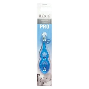 R. O. C. S. Зубная щётка для детей PRO BABY синий