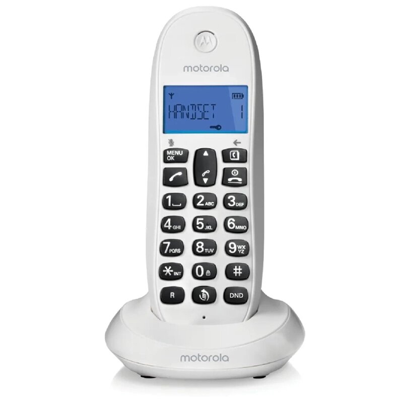 Радиотелефон Motorola C1001CB+ White от компании Admi - фото 1