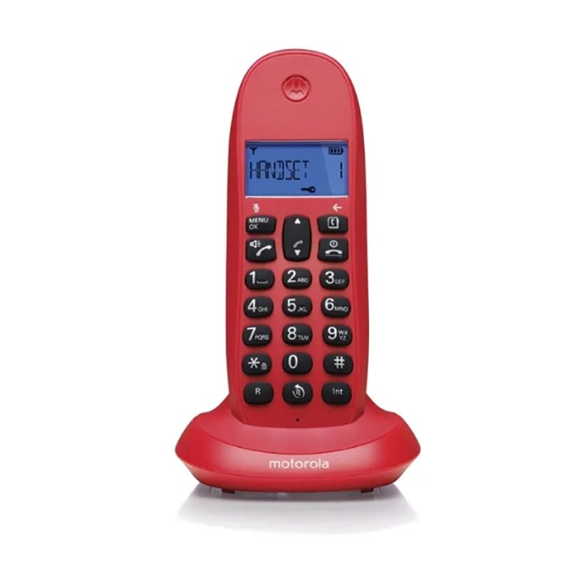 Радиотелефон Motorola C1001LB+ Red от компании Admi - фото 1
