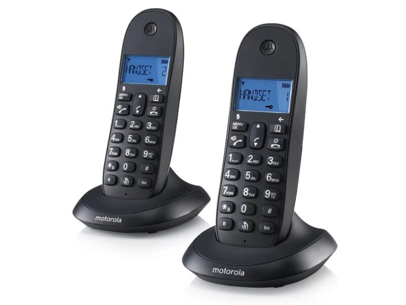 Радиотелефон Motorola C1002LB+ \ C1002CB+ Black от компании Admi - фото 1