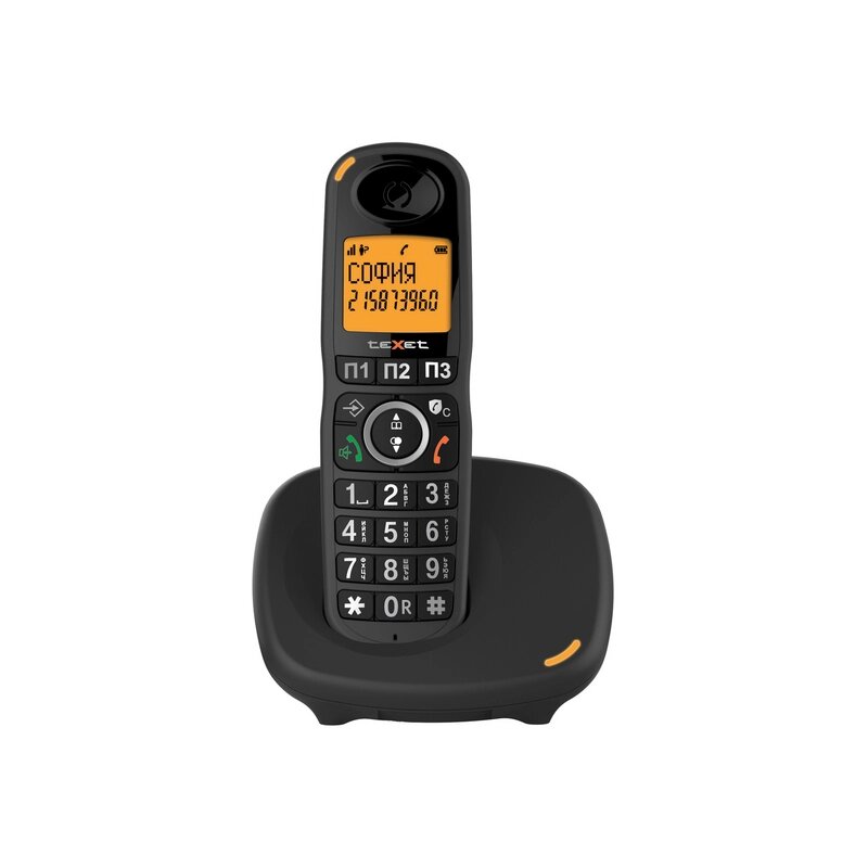 Радиотелефон teXet TX-D8905A Black от компании Admi - фото 1