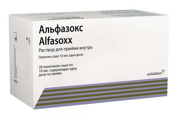 Раствор для приема внутрь Альфазокс саше 10мл 20шт от компании Admi - фото 1