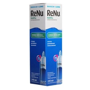 Раствор для ухода за контактными линзами Multi Plus ReNu/Реню 240мл от компании Admi - фото 1