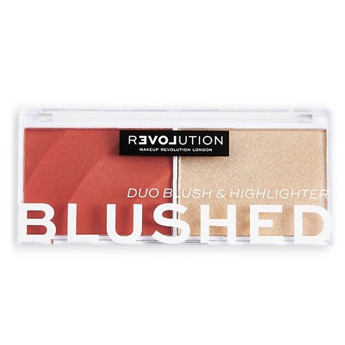 RELOVE REVOLUTION Палетка для макияжа лица Colour Play Blushed Duo от компании Admi - фото 1