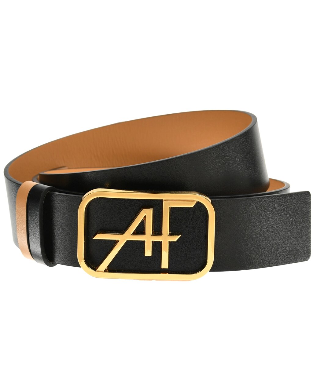 Ремень, пряжка с золотым лого Alberta Ferretti от компании Admi - фото 1