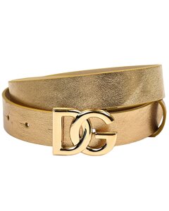 Ремень с пряжкой-лого Dolce&Gabbana