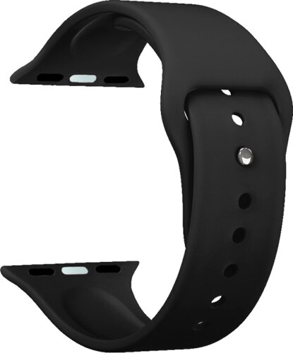 Ремешок Deppa Band Silicone для Apple Watch 38/40 mm, силиконовый, черный
