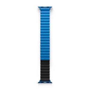 Ремешок Uniq Revix Premium Edition для Apple Watch 38-40-41 mm, синий/черный (силикон)