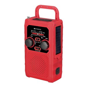 Retekes TR201 Portable Радио FM AM SOS Emergency Радио LED Рукоятка освещения Солнечная Радио Приемник Для Кемпинг На от