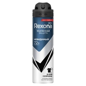REXONA Дезодорант-антиперспирант аэрозоль усиленная защита для мужчин Невидимый Men