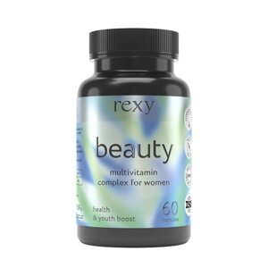 REXY Мультивитамины для женщин: железо, селен, хром, витамины группы В "Beauty"