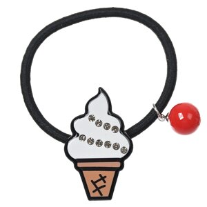 Резинка для волос красный шарик/мороженое Rena Chris детская