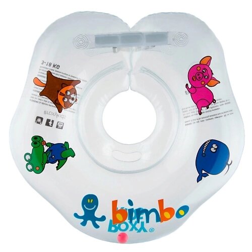 ROXY KIDS Надувной круг на шею для купания малышей BIMBO от компании Admi - фото 1