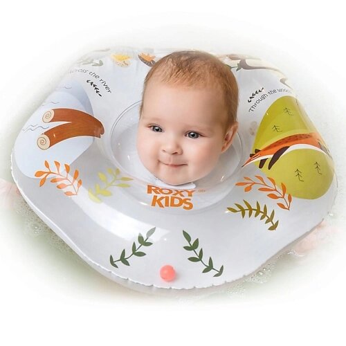 ROXY KIDS Надувной круг на шею для купания малышей Fairytale Fox от компании Admi - фото 1