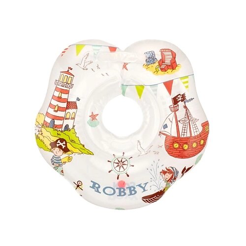 ROXY KIDS Надувной круг на шею для купания малышей Robby от компании Admi - фото 1