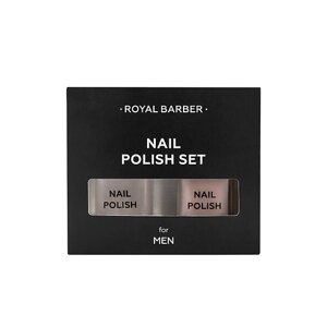 ROYAL BARBER Набор лаков для маникюра для мужчин