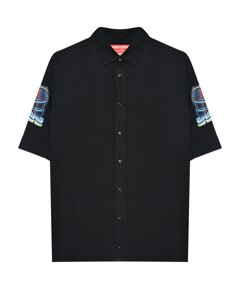 Рубашка oversize, черная SprayGround