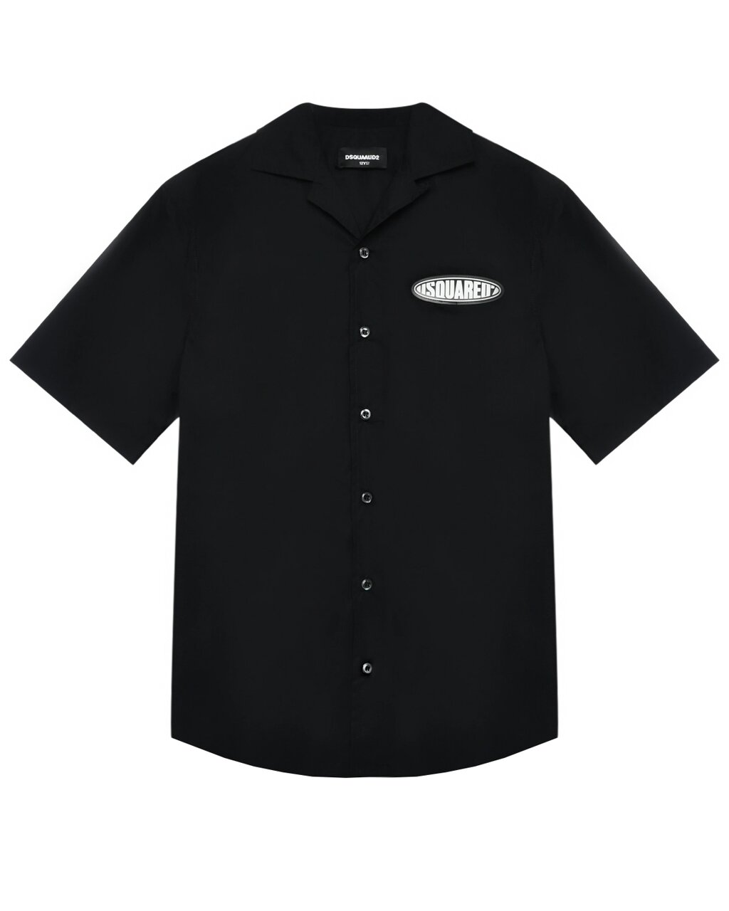 Рубашка с короткими рукавами, черная Dsquared2 от компании Admi - фото 1
