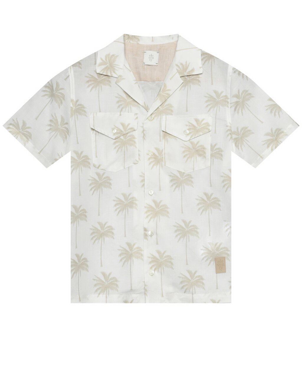 Рубашка с принтом пальмы Eleventy от компании Admi - фото 1