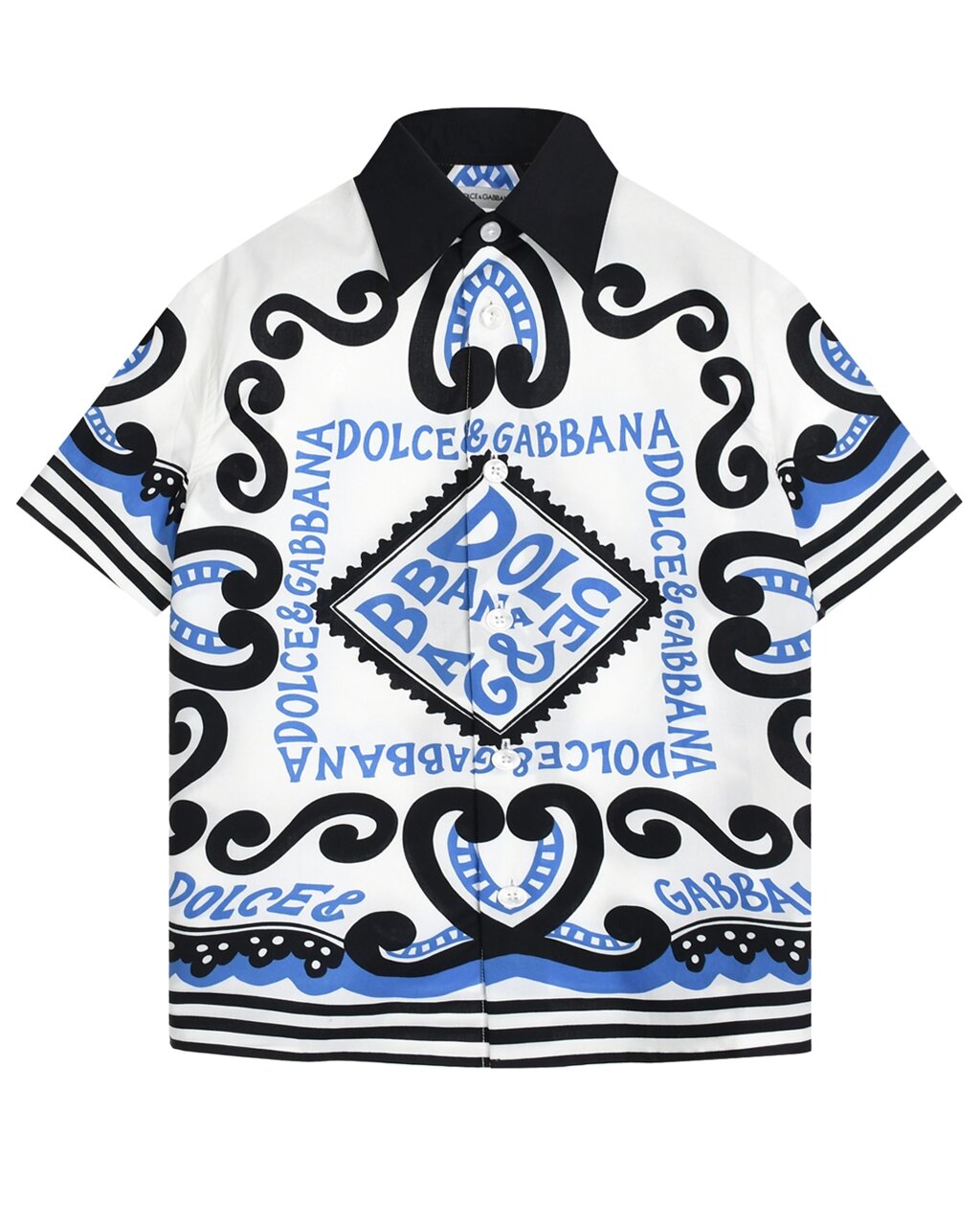 Рубашка со сплошными узорами Dolce&Gabbana от компании Admi - фото 1