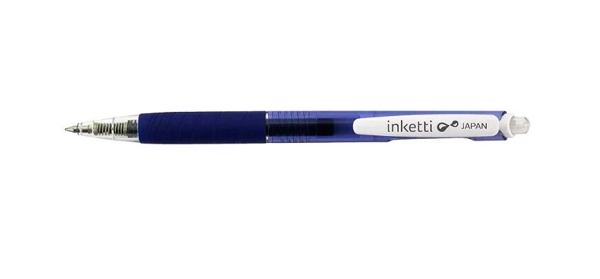 Ручка гелевая автоматическая Penac Inketti 0, 5мм синяя арт. BA3601-03EF от компании Admi - фото 1