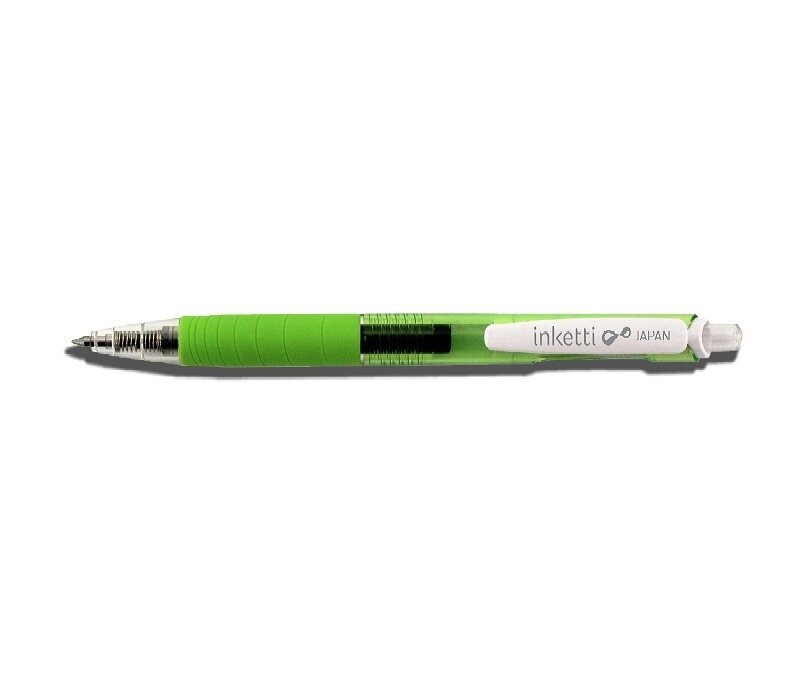 Ручка гелевая автоматическая Penac Inketti 0, 5мм светло-зеленая арт. BA3601-21EF от компании Admi - фото 1