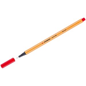 Ручка капиллярная stabilo POINT 88 красная арт. 88/40