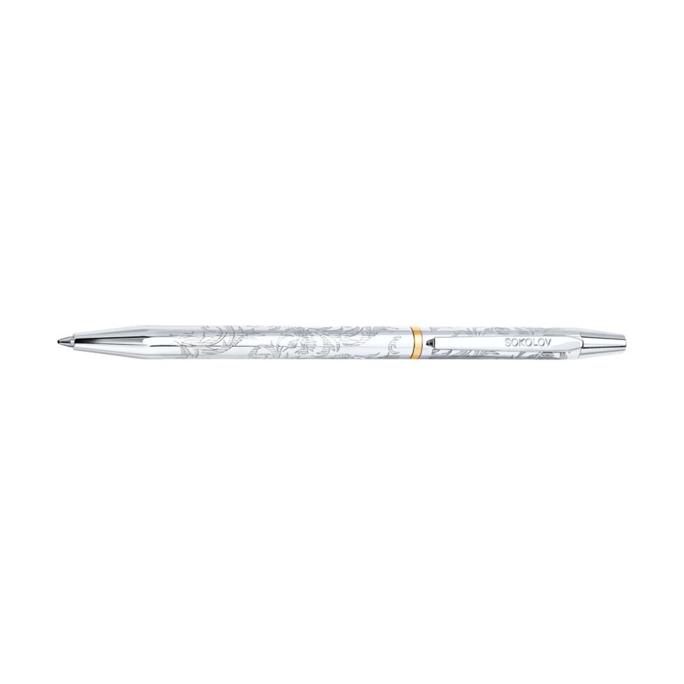 Ручка с гравировкой SOKOLOV из серебра от компании Admi - фото 1