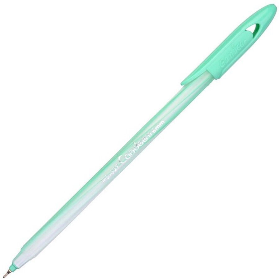 Ручка шариковая Flexoffice Candee 0, 6 мм синяя, корпус зеленый арт. FO-027GB BLUE от компании Admi - фото 1