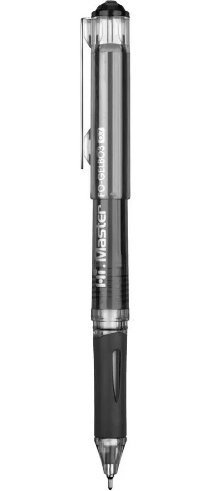 Ручка шариковая с масляными чернилами Flexoffice Hi Master 0, 7 мм черная арт. FO-GELB03 BLACK от компании Admi - фото 1