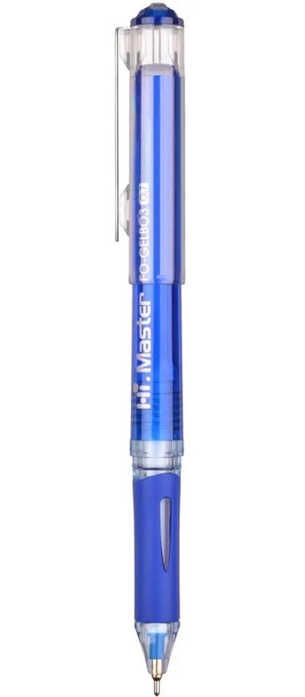 Ручка шариковая с масляными чернилами Flexoffice Hi Master 0, 7 мм синяя арт. FO-GELB03 BLUE от компании Admi - фото 1
