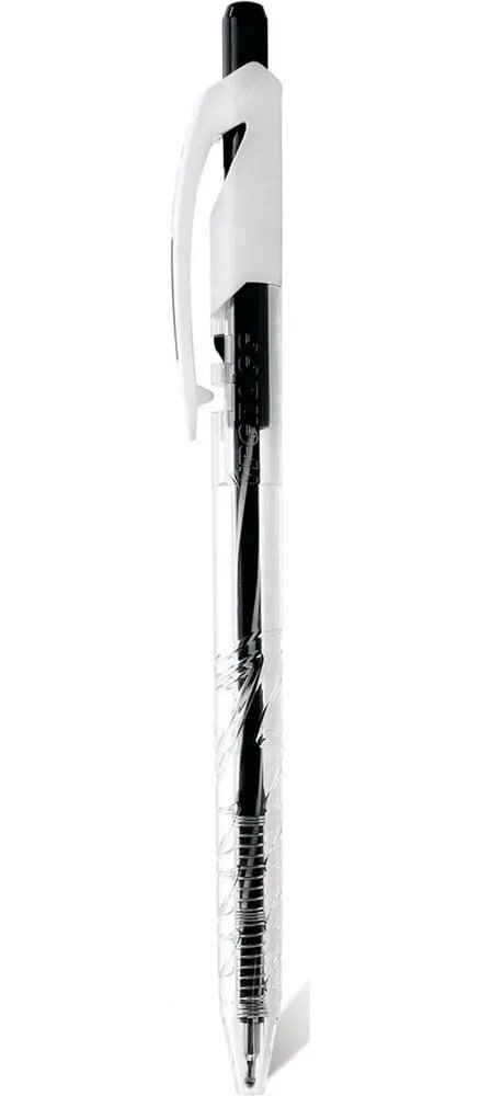 Ручка шариковая с масляными чернилами Flexoffice Super Trendee 0, 7 мм черная арт. FO-GELB09 BLACK от компании Admi - фото 1