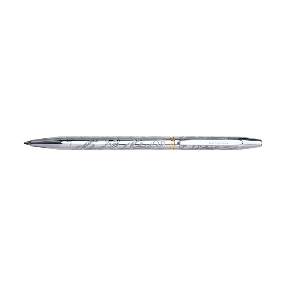 Ручка SOKOLOV из серебра с гравировкой от компании Admi - фото 1